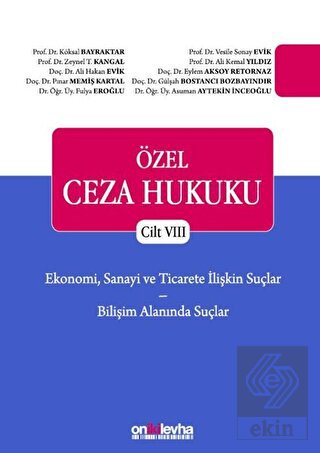 Ekonomi, Sanayi ve Ticarete İlişkin Suçlar - Biliş