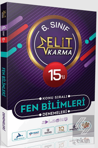 Elit Karma 6. Sınıf 15li Konu Sıralı Fen Bilimleri Denemeleri