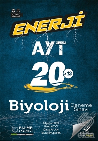 Enerji AYT Biyoloji 20x13 Deneme Sınavı