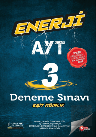 Enerji Ayt Eşit Ağırlık 3 Deneme Sınavı