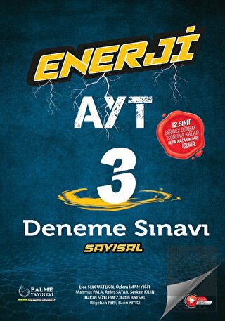 Enerji AYT Sayısal 3 Deneme Sınavı