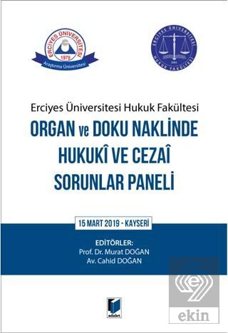 Erciyes Üniversitesi Hukuk Fakültesi Organ ve Doku