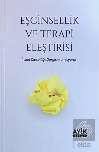 Eşcinsellik ve Terapi Eleştirisi