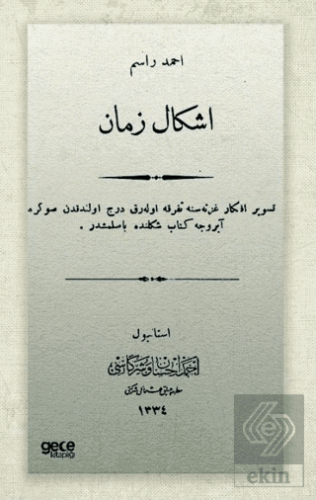 Eşkali Zaman (Osmanlıca)