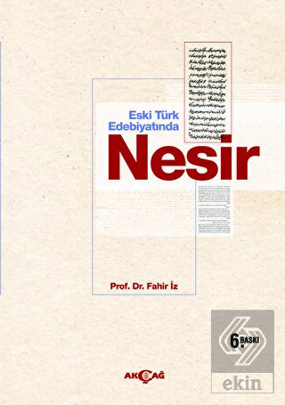 Eski Türk Edebiyatında Nesir