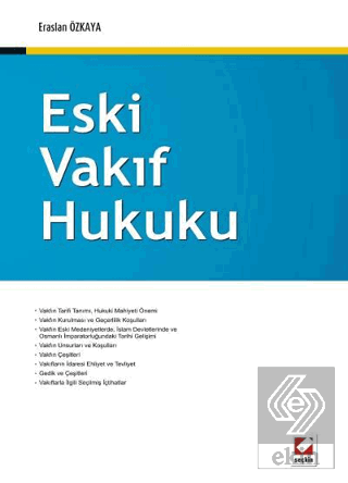 Eski Vakıf Hukuku