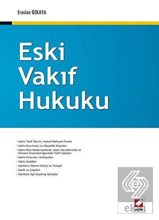 Eski Vakıf Hukuku