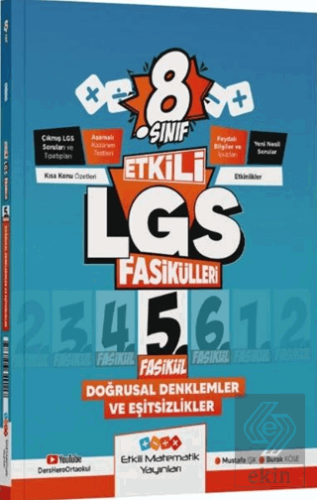 Etkili Matematik Yayınları 8. Sınıf Etkili LGS Fasikül Doğrusal Denkle