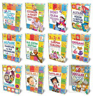 Etkinlik Kitapları Seti (12 Kitap Takım)