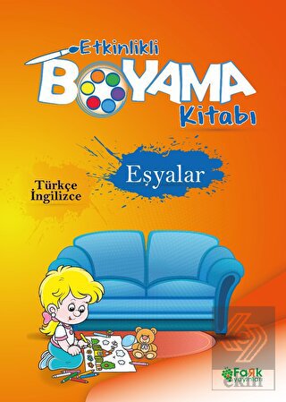 Etkinlikli Boyama Kitabı Eşyalar