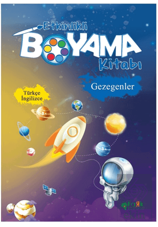 Etkinlikli Boyama Kitabı Gezegenler