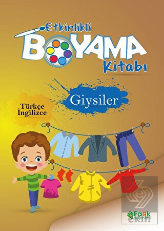 Etkinlikli Boyama Kitabı Giysiler