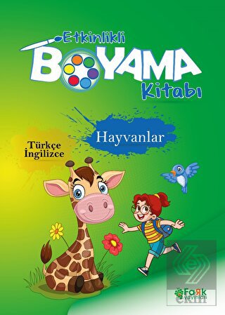 Etkinlikli Boyama Kitabı Hayvanlar