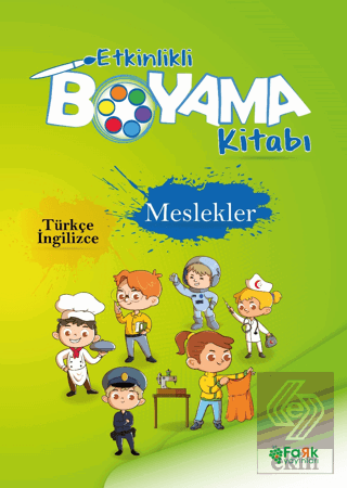 Etkinlikli Boyama Kitabı Meslekler