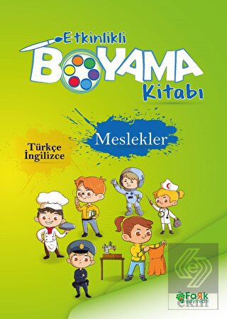Etkinlikli Boyama Kitabı Meslekler