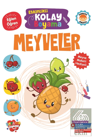Etkinlikli Kolay Boyama – Meyveler