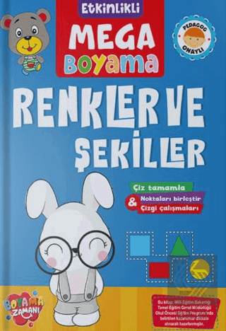 Etkinlikli Mega Boyama - Renkler ve Şekiller