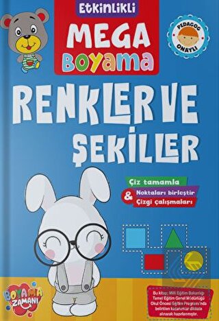 Etkinlikli Mega Boyama - Renkler ve Şekiller