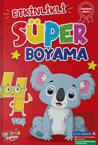 Etkinlikli Süper Boyama - 4 Yaş