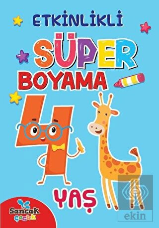Etkinlikli Süper Boyama - 4 Yaş