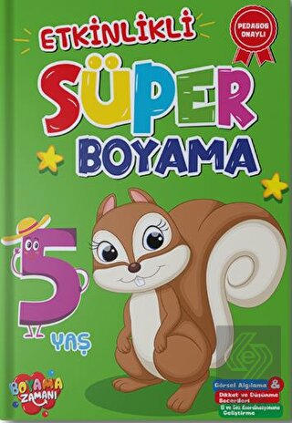 Etkinlikli Süper Boyama - 5 Yaş