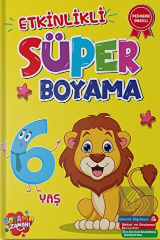 Etkinlikli Süper Boyama - 6 Yaş