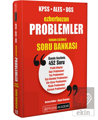 Ezberbozan KPSS ALES DGS Problemler Tamamı Çözümlü