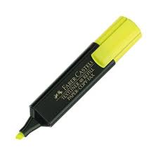 Faber-Castell 1548 Fosforlu Kalem, Sarı