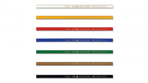 Faber-Castell 1700 Asetat Boya Kalemi Siyah