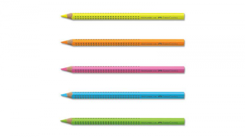 Faber-Castell Ahşap Gövde Fosforlu Kalem Pembe