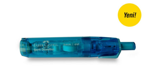 Faber-Castell Bls. Kalem Şerit Düz Mavi+Refil