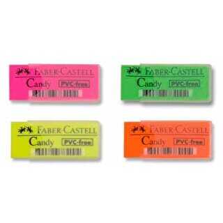 Faber-Castell Candy Plastik Kılıflı Silgi ( Fıstık Yeşili )