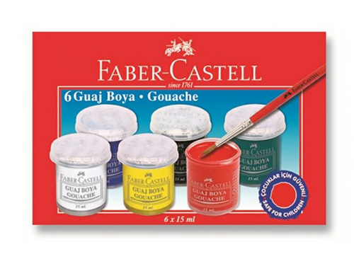 Faber-Castell Guaj Boya 6 Renk