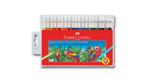 Faber-Castell Keçeli Kalem 20 Renk Yıkanabilir