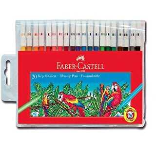 Faber-Castell Keçeli Kalem 20 Renk Yıkanabilir