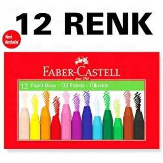 Faber-Castell Pastel Boya Karton Kutu 12 Renk