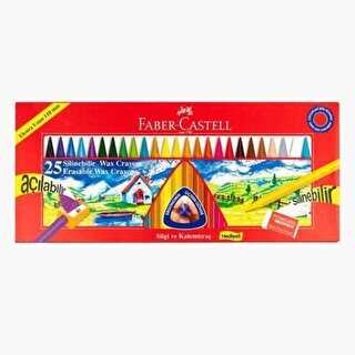 Faber-Castell Silinebilir Mum Boya 25 Renk