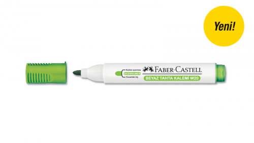 Faber-Castell W20 Beyaz Tahta Kalemi, Lime Yeşil