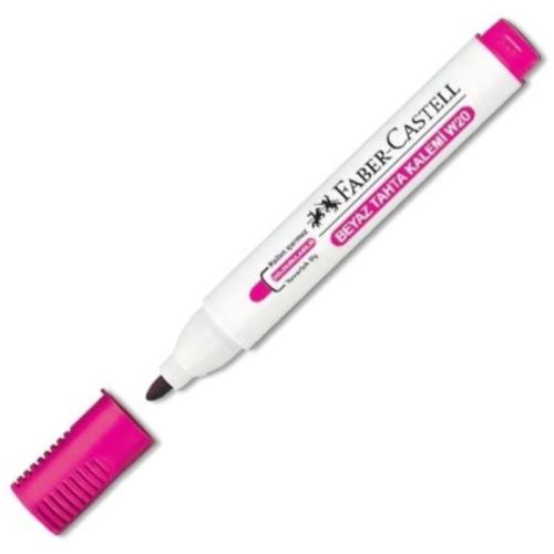 Faber-Castell W20 Beyaz Tahta Kalemi, Pembe