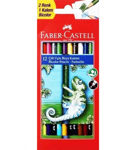 FABER CASTEL ÇİFT UÇLU BOYA KALEMİ 24 LÜ
