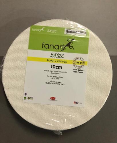 FANART BASİC YUVARLAK TUVAL 285 GR 10 CM