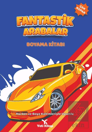 Fantastik Arabalar Boyama Kitabı