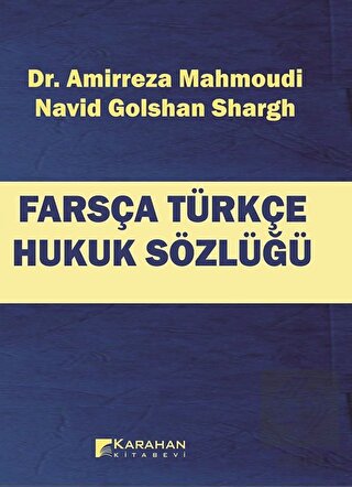 Farsça Türkçe Hukuk Sözlüğü