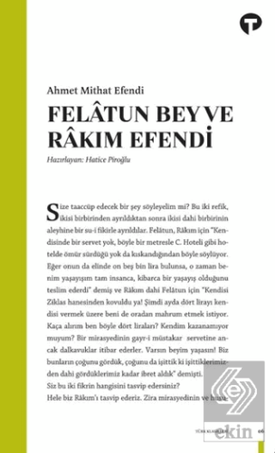 Felatun Bey ve Rakım Efendi