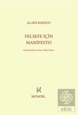 Felsefe İçin Manifesto