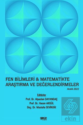 Fen Bilimleri ve Matematikte Araştırma ve Değerlen
