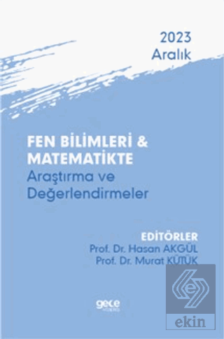 Fen Bilimleri ve Matematikte Araştırma ve Değerlendirmeler - Aralık 20