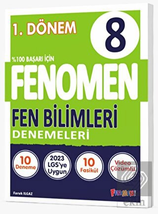 Fenomen Okul Yayınları 8. Sınıf Fen Bilimleri 1. Dönem 10 Deneme