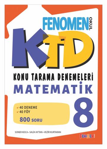 Fenomen 8. Sınıf Sb Matematik Konu Tarama Denemeleri