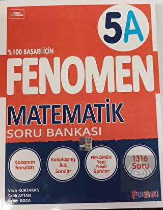 Fenomen Kitap 5. Sınıf Matematik - A Soru Bankası